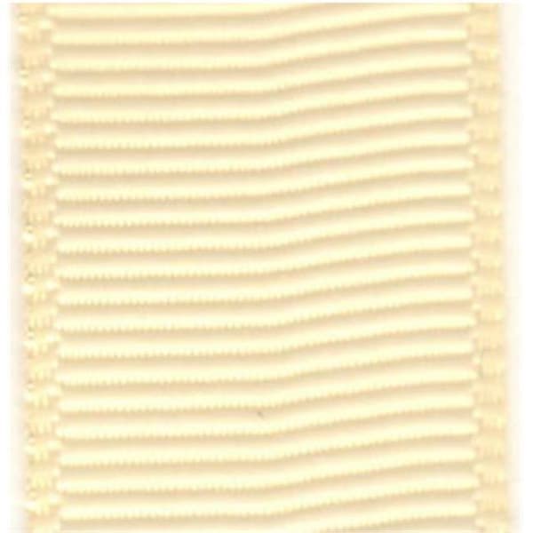 Papilion R074200230815100Y .88 in. Grosgrain Ribbon 100 Yards - Cream R074200230815100Y - main